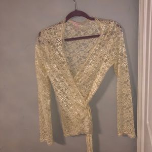 Wrap Around Lace Top